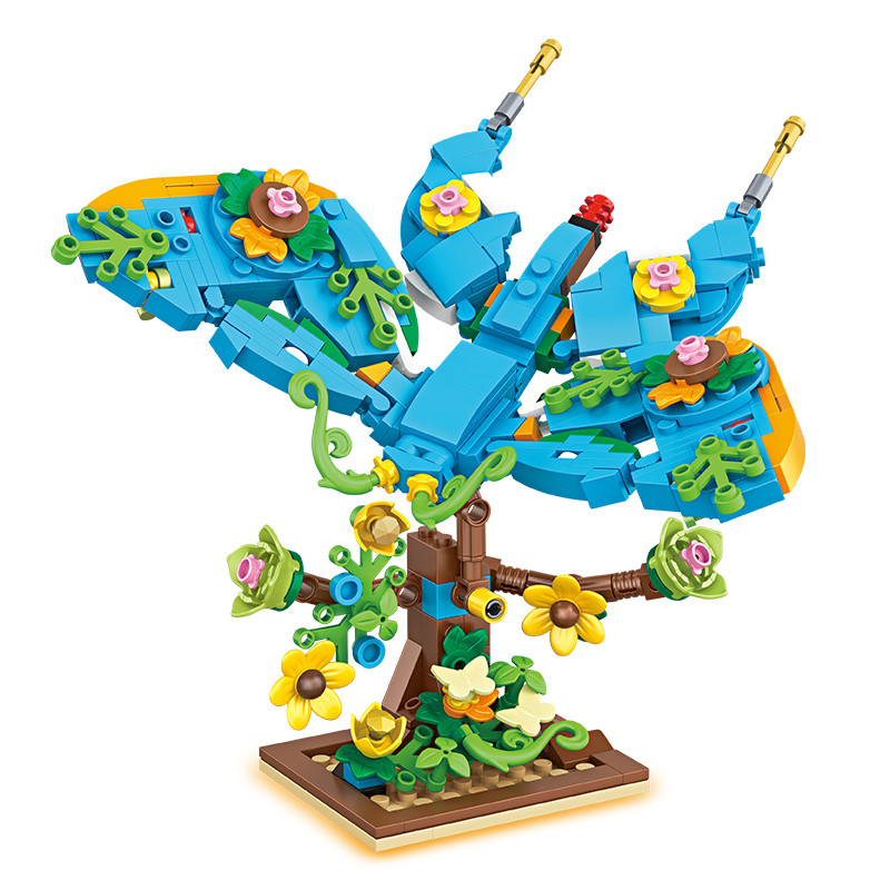 400pcs 3-In-1 Animal Transformation Building Blocks Set, Gift